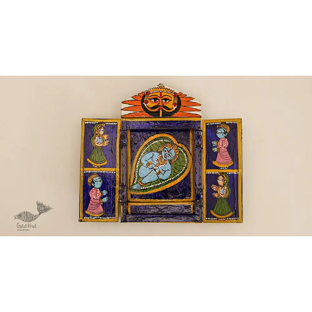 कथनिक ☀ Kaavad a Wooden Shrine { Single piece } ~ 127